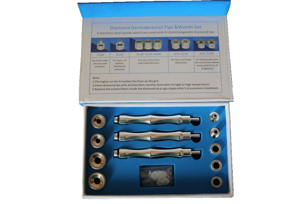 sada hlavic pro mikrodermabrazi, hlavice hrotu