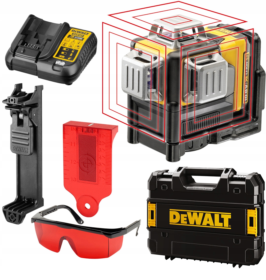 

DeWALT Laser Krzyżowy DCE089D1R 10,8V 360 czerwony