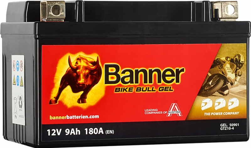 

Akumulator Banner BGTZ10-S YTZ10S 12V 9Ah 175A Gel