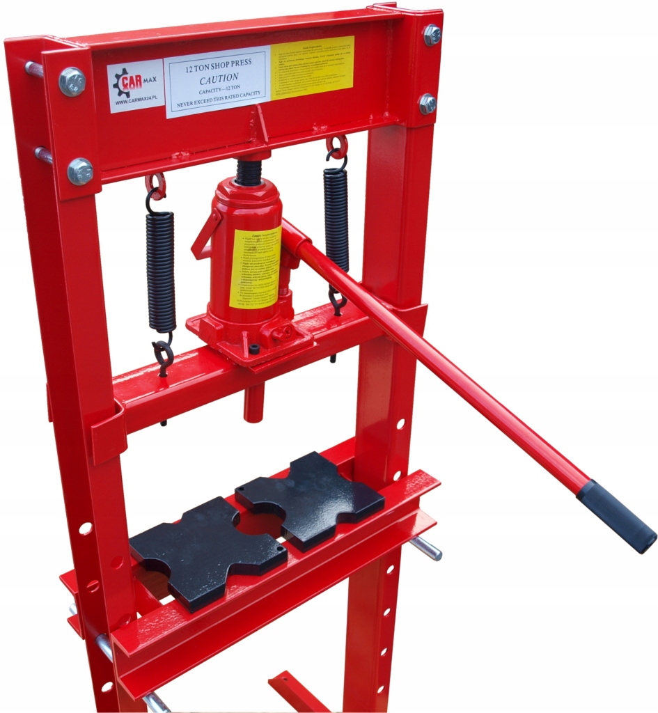 PRASA 12T HYDRAULICZNA + 2 PŁYTY Z 4 WYCIĘCIAMI Kod producenta MT01126