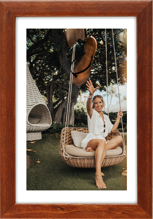 

Rama Drewniana Brązowa Foto Ramka 30X40 CM