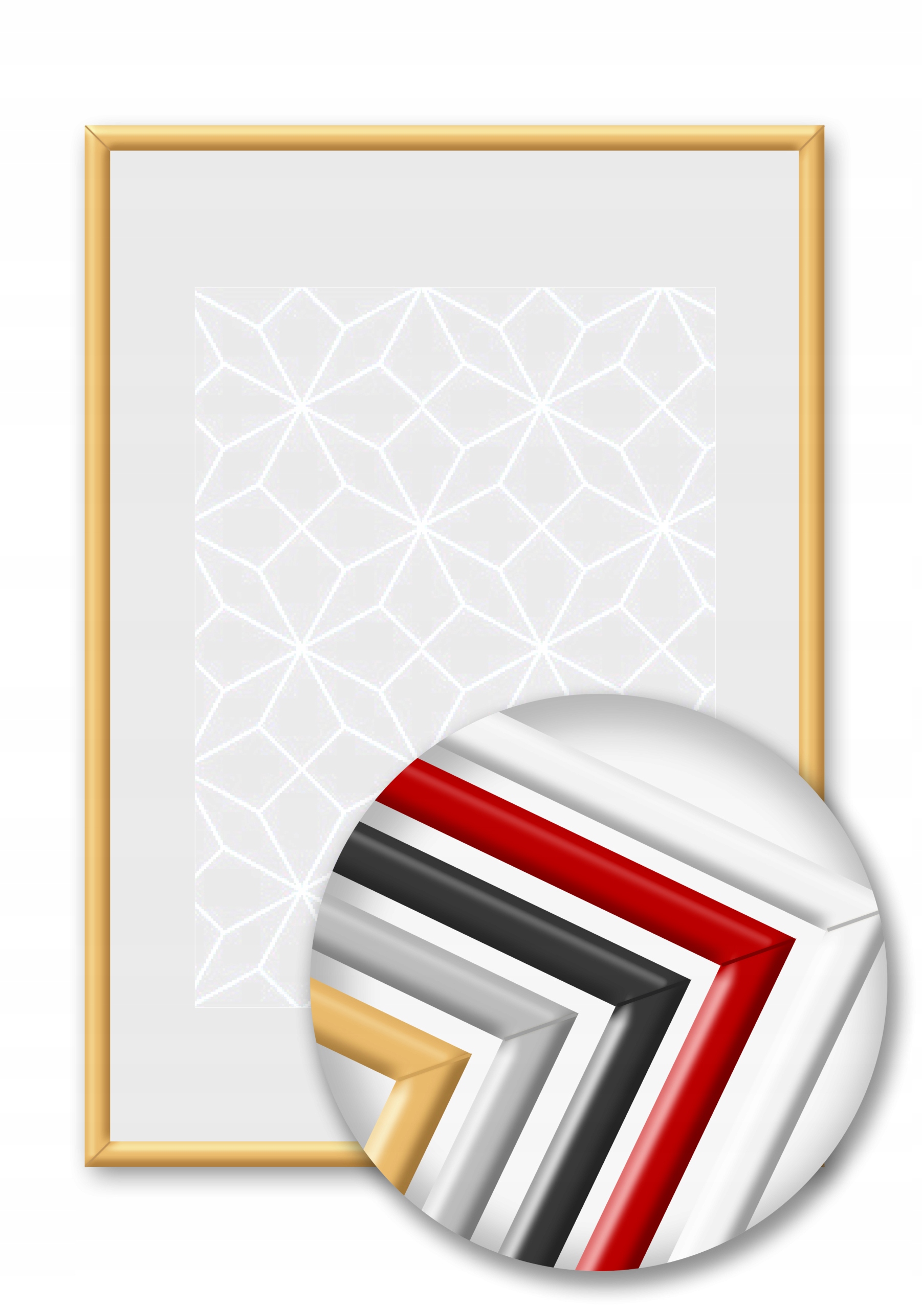 

Rama Aluminiowa A3 szkło 29,7x42 cm Ramka A3 szkło