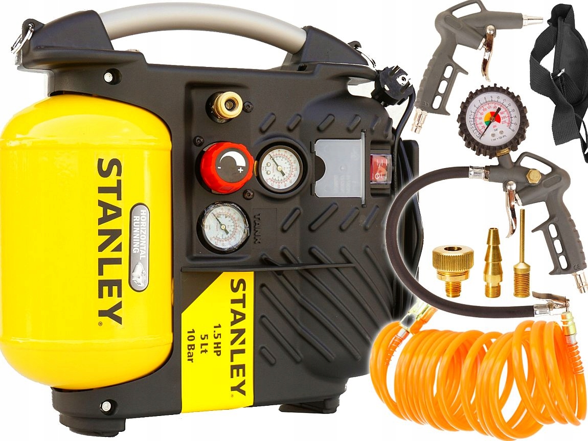 

Stanley Kompresor Sprężarka Airboss 10BAR Zestaw