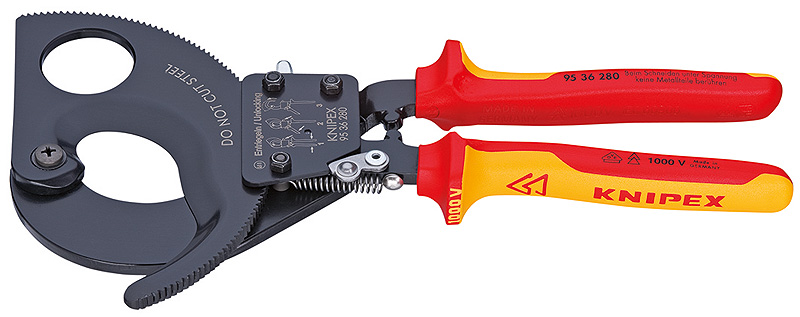 Nůžky na kabely Vde s rukojeťmi Multikomp pro dílnu 280 mm Knipex