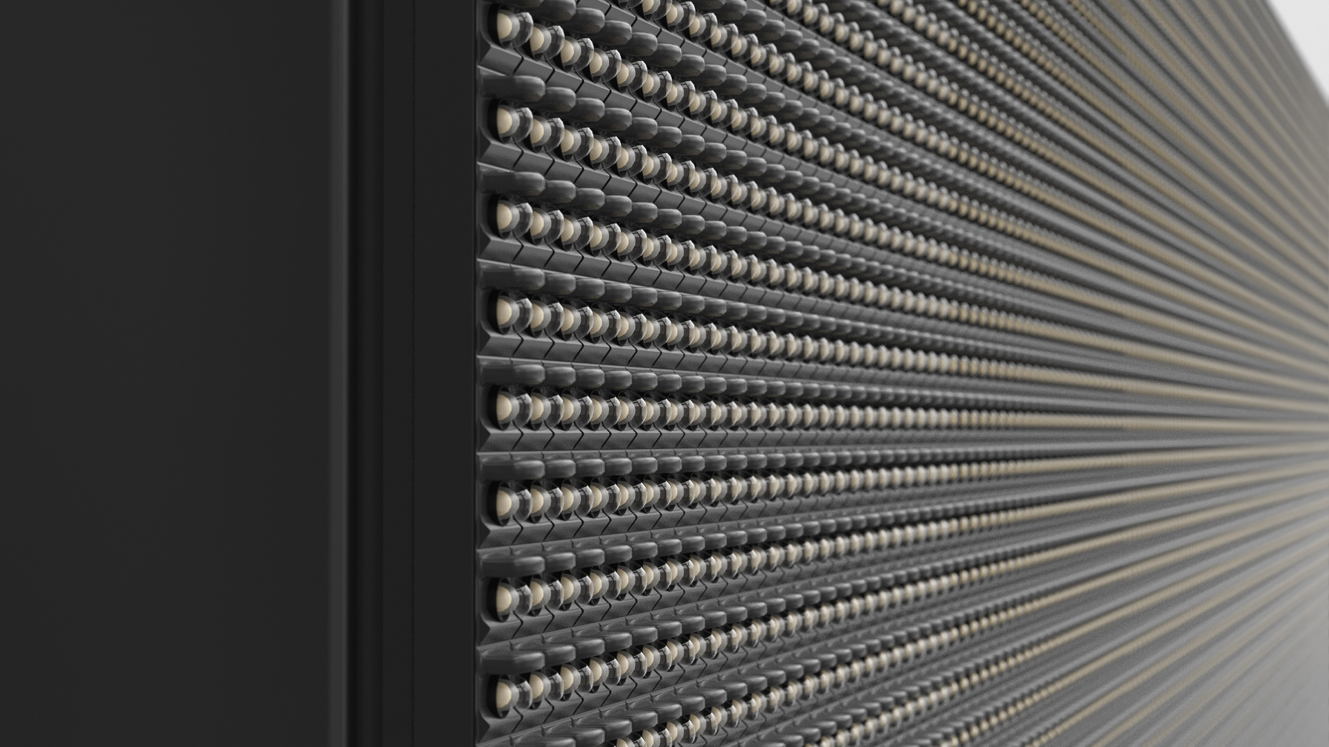 Reklama LED 96x32cm Wyświetlacz Tablica POMARAŃCZ Grubość 7 cm