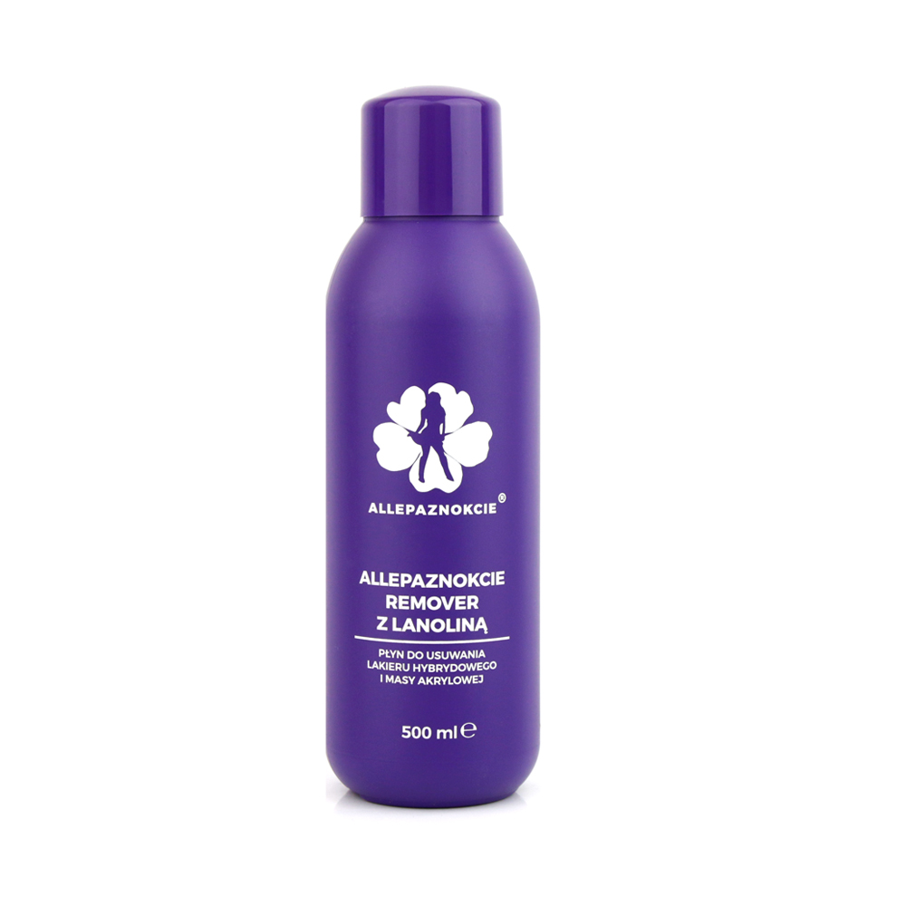 

Remover Z Lanoliną Płyn Usuwa Hybrydy Żel 500 ML