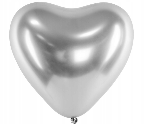 

Balony Chrom Błyszczące Srebrne 27cm/10sztuk