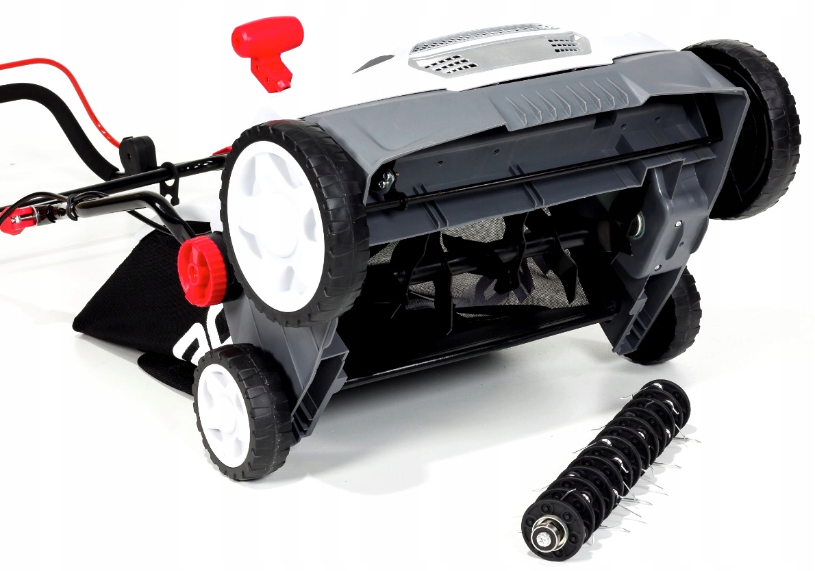Aerator wertykulator elektryczny NAC przygotuj trawnik na wiosnę 1500W mocy Waga narzędzia 12 kg