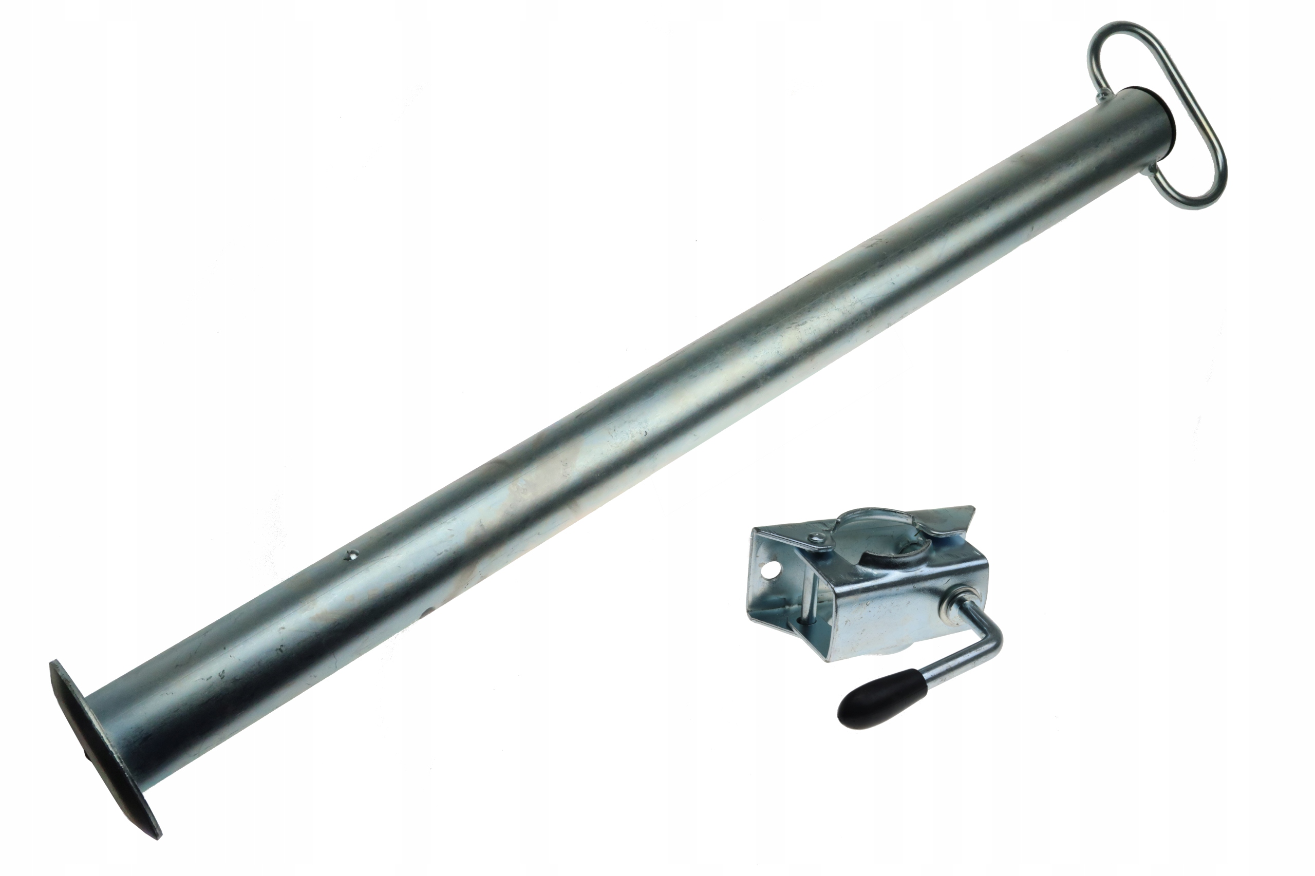 PODPORA STAŁA PRZYCZEPY 300KG 70CM Z OBEJMĄ x 2szt Marka Unitrailer