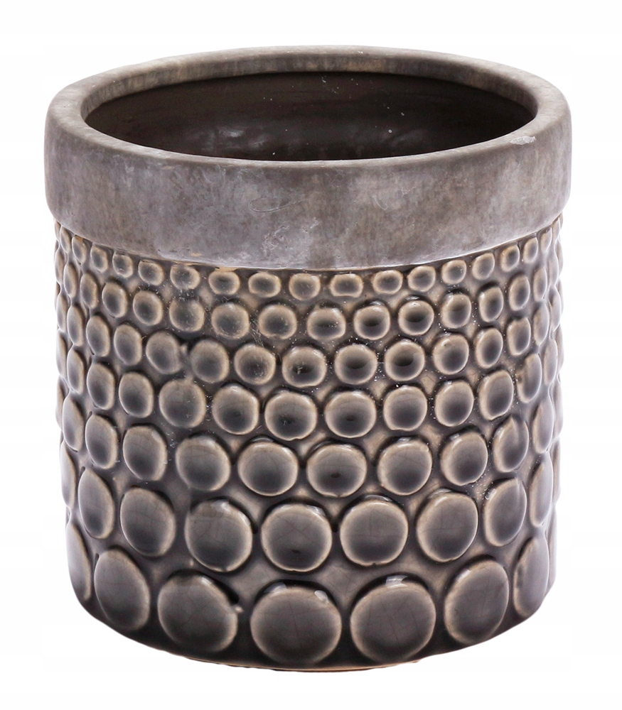 

Donica stojąca Ceramiczna szara wys. 14cm