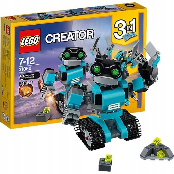 LEGO 31062 Creator 3 w 1 Robo Explorer + GRATIS