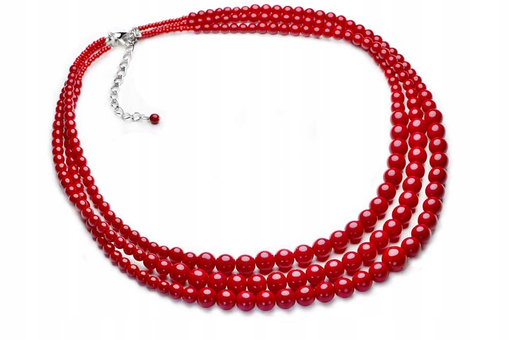 

Korale Czerwone Folk Ludowe Zespoły Szklane Perły