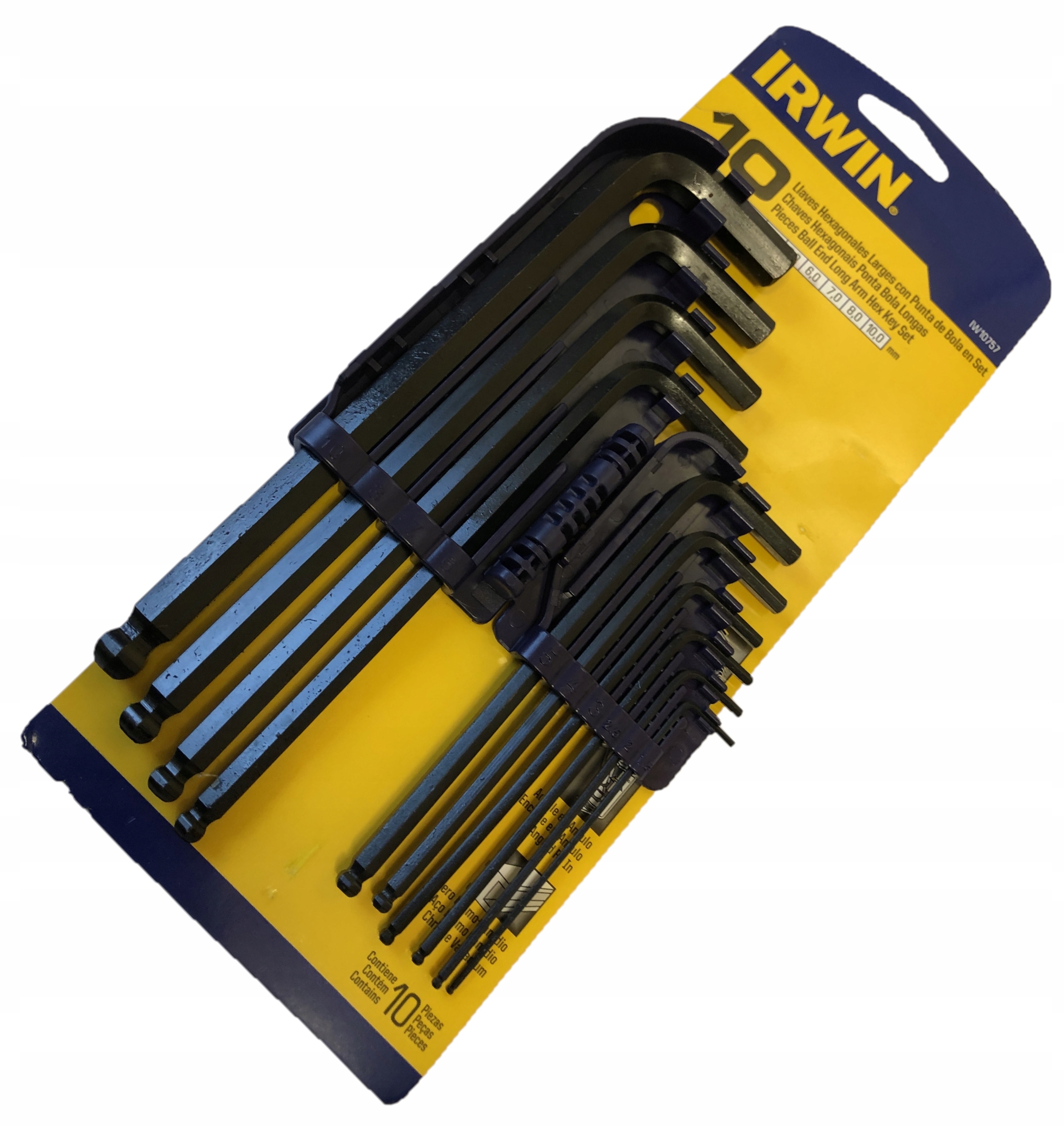 Irwin Zestaw kluczy Ampulowych z kulką Imbusy