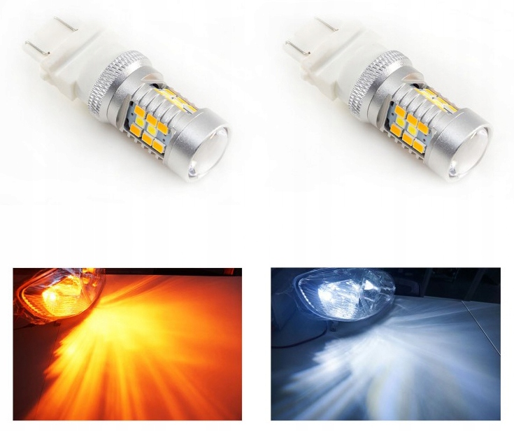 DUAL COLOR P27/7W led 2835 3157 biały + pomarańcz Rodzaj LED