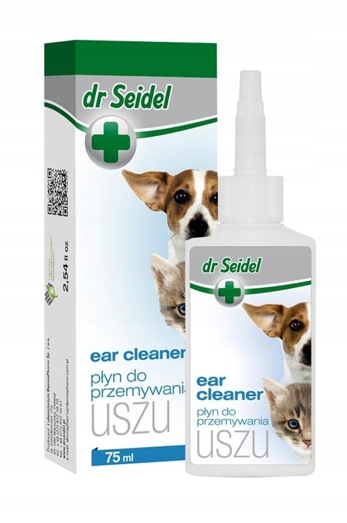 

Dr Seidel Płyn do przemywania Uszu Kot , Pies 75ml