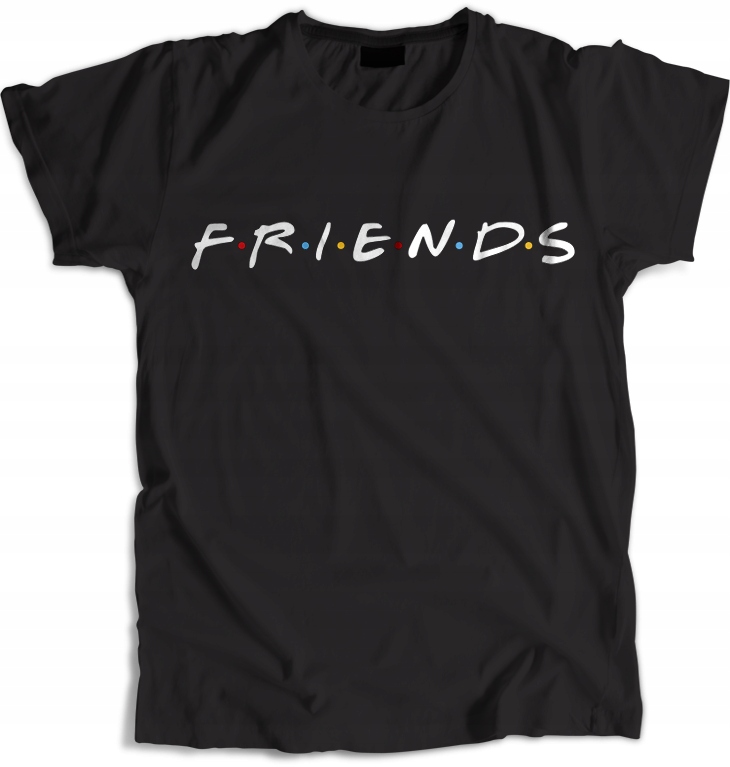 

Friends Przyjaciele Haftowane Logo, koszulka Xs