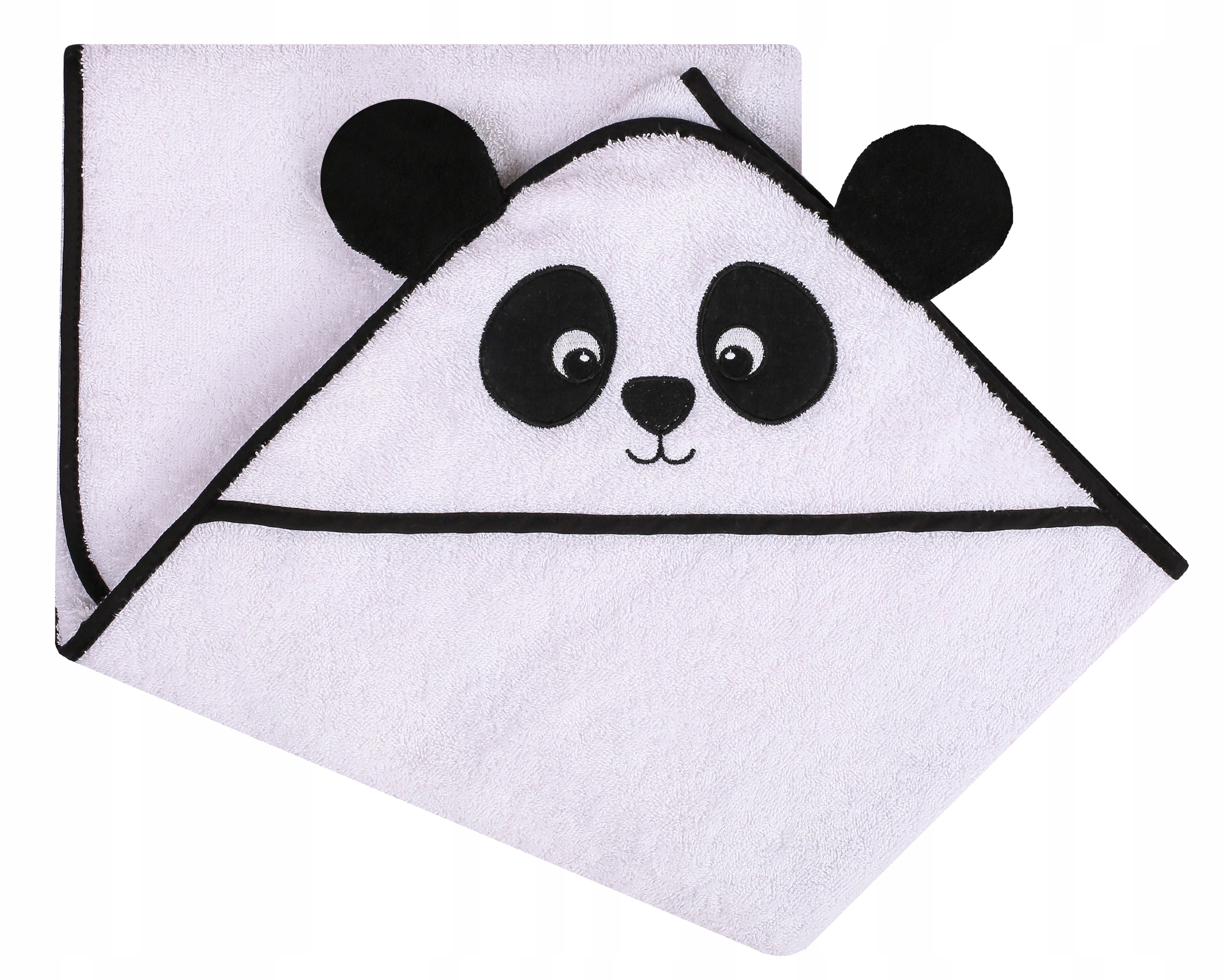 

Duetbaby Okrycie kąpielowe Panda 100x100 cm białe