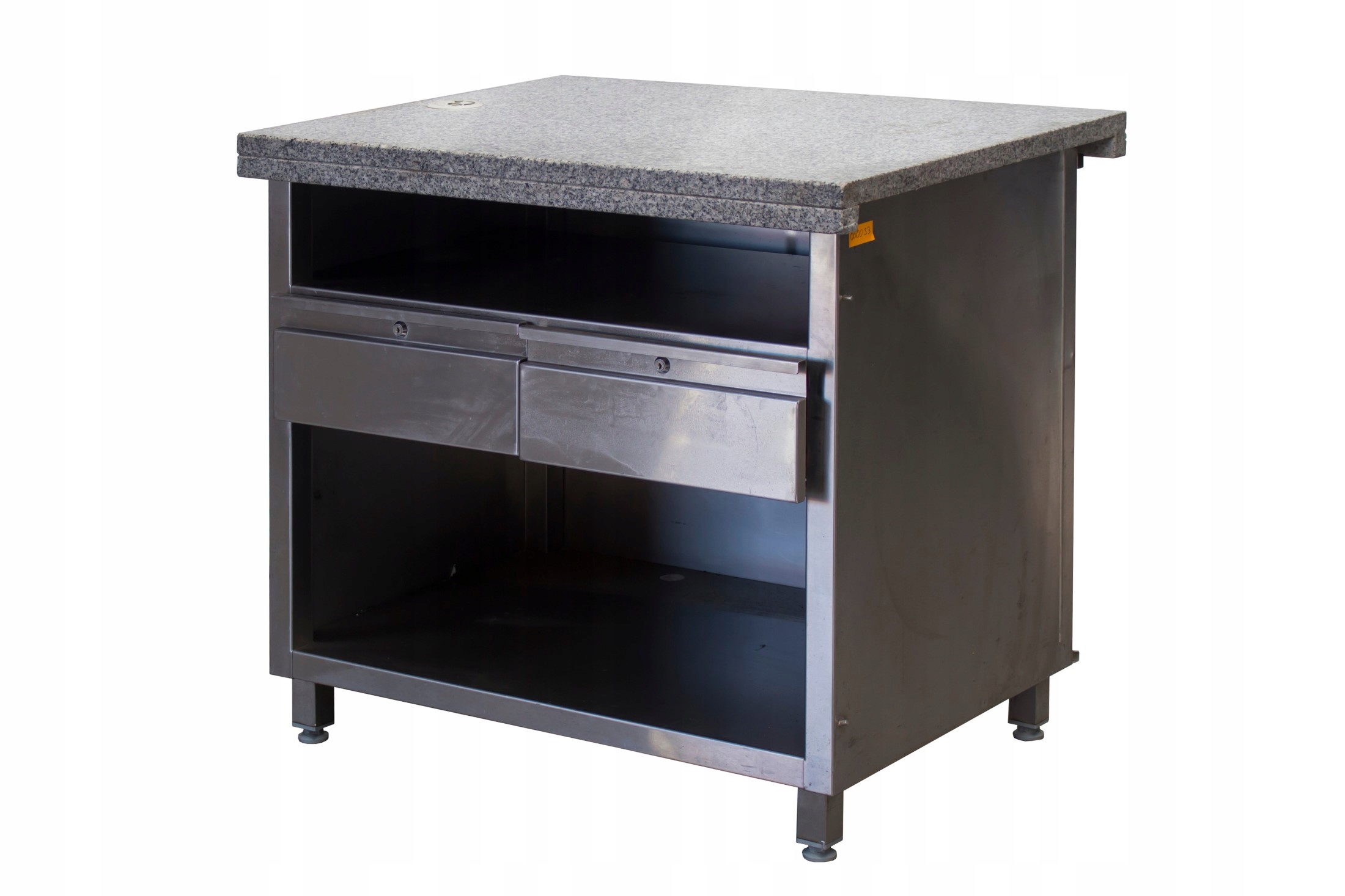 Stół do pizzy z szufladami i granit blatem Długość 700 mm