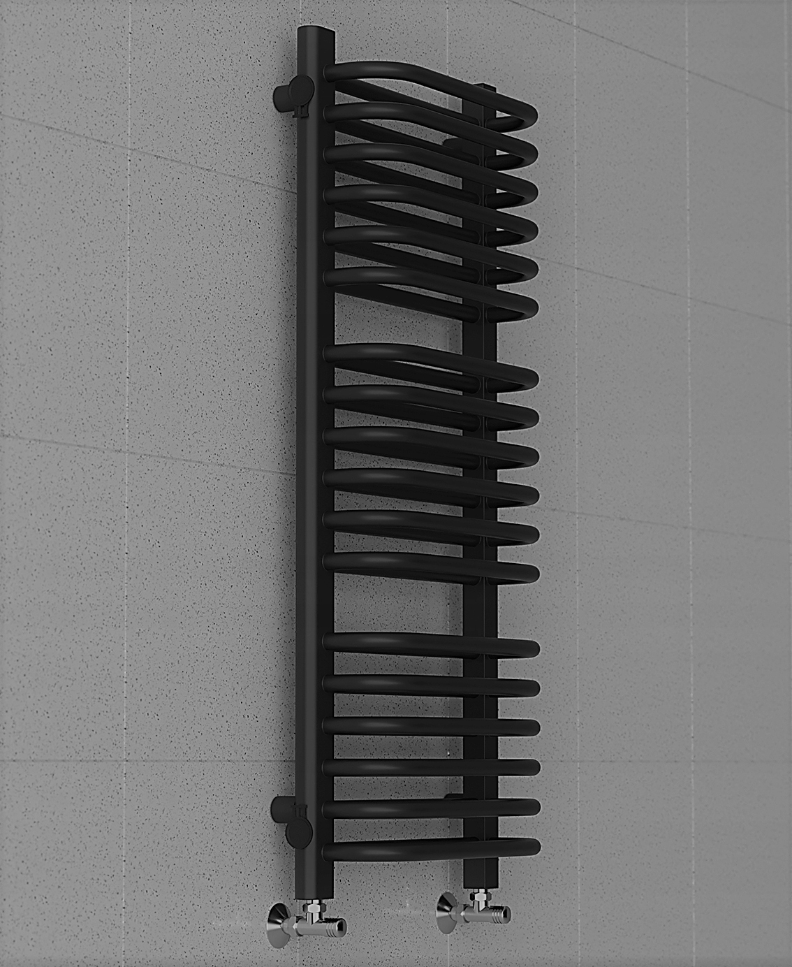 

Grzejnik Łazienkowy Deco 940/450 Czarny Połysk