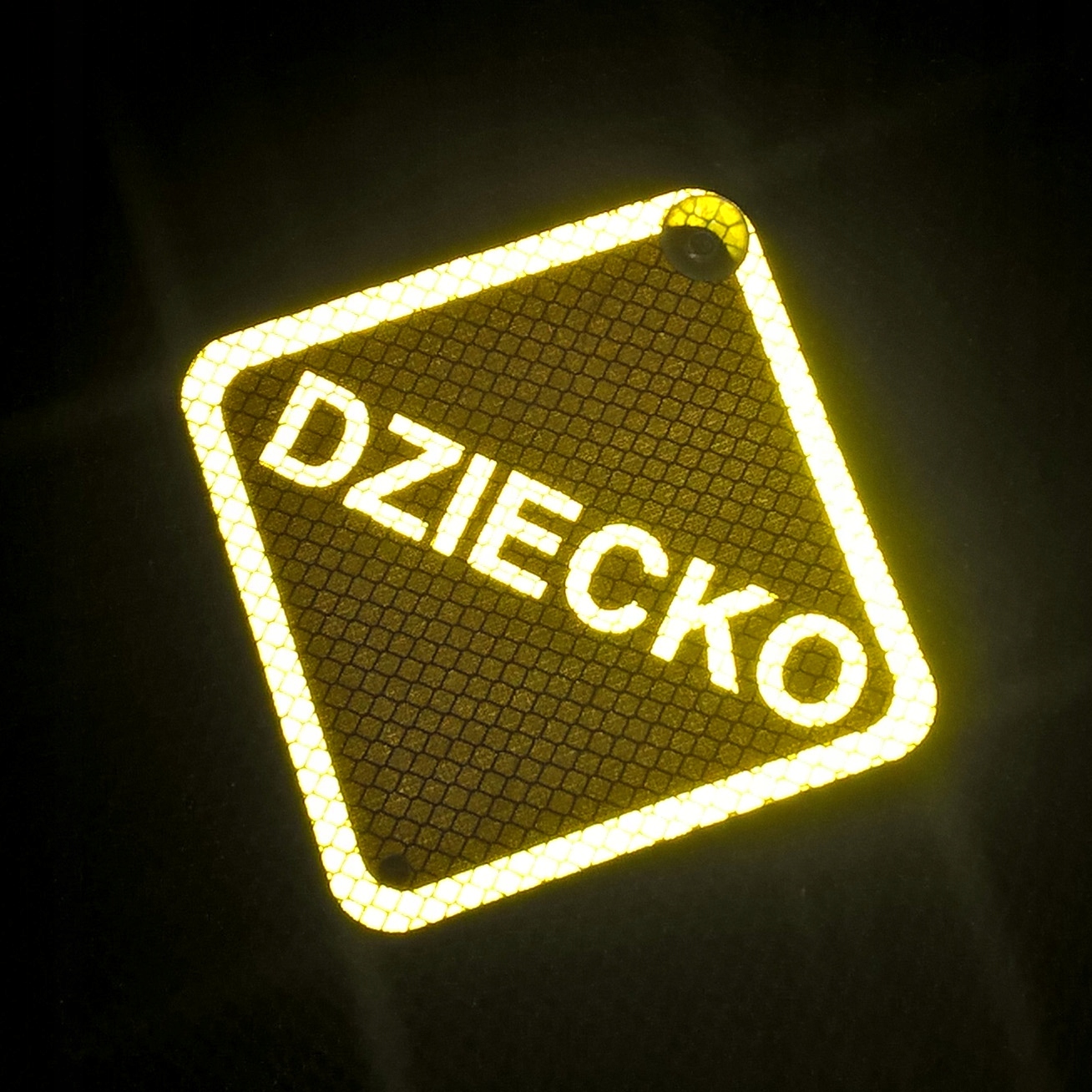 DZIECKO NEON ODBLASK NA AUTO SAMOCHÓD PRZYSSAWKI Marka Graphicar