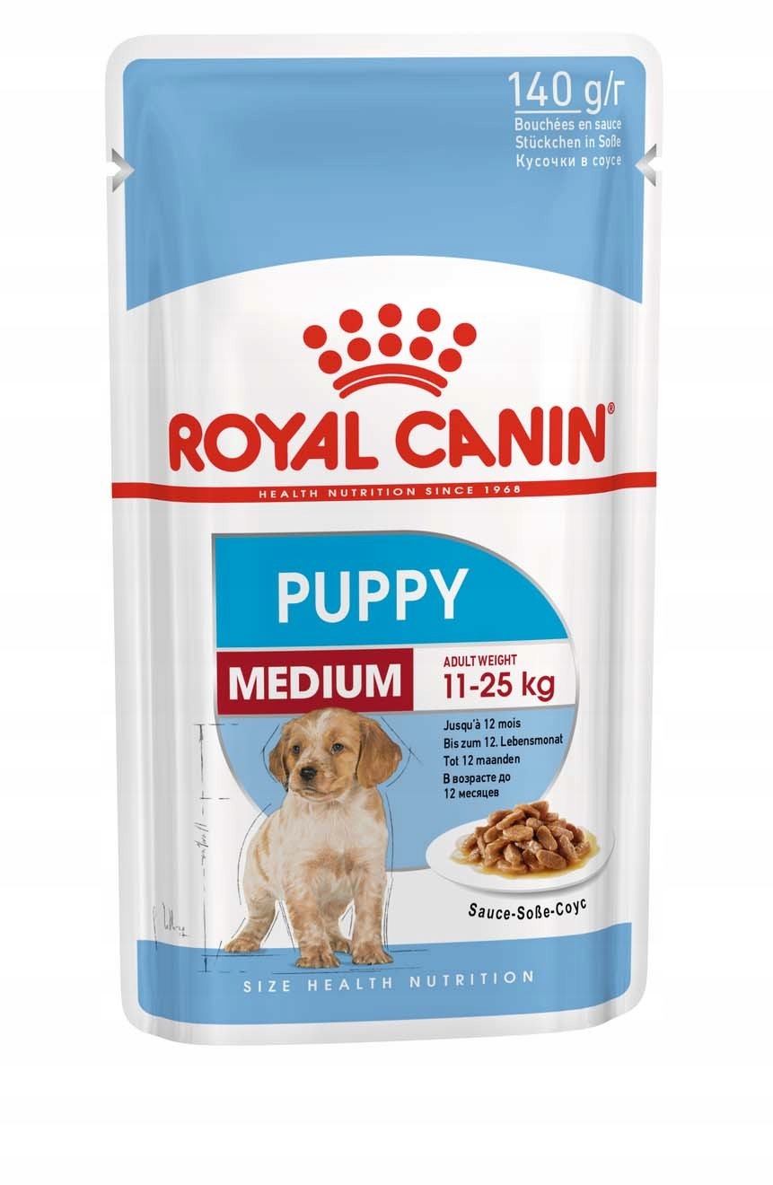 Royal Canin Medium Puppy krmivo v omáčce pro psy a štěňata 140 g 10 ks
