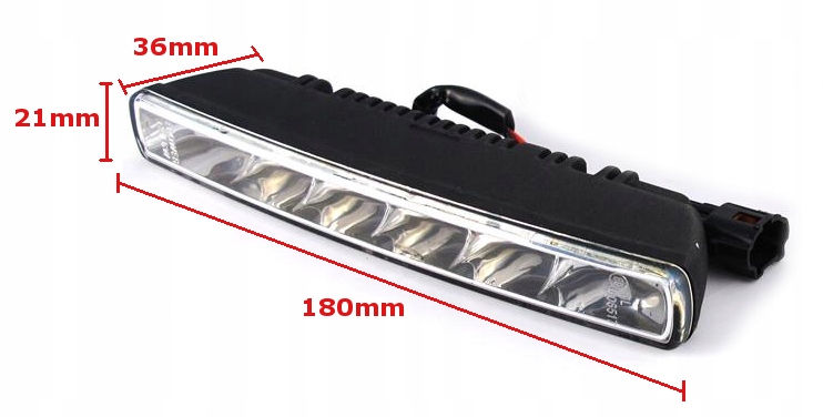 M Tech LDO725 SWIATLA DO JAZDY DZIENNEJ LED OSRAM Voltage 12 V