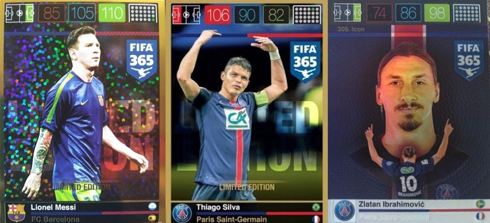 panini ULTIMATE TEAM メッシ&ロナウド 262 - 270 UNBEATABLE cards select 2025 TOP CLASS All colours