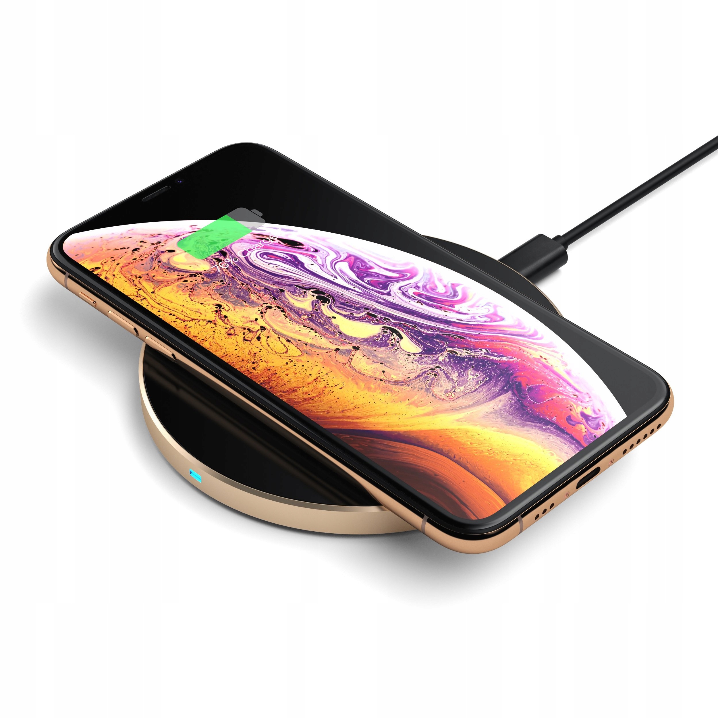 Ładowarka Satechi Wireless Charging Pad - Gold