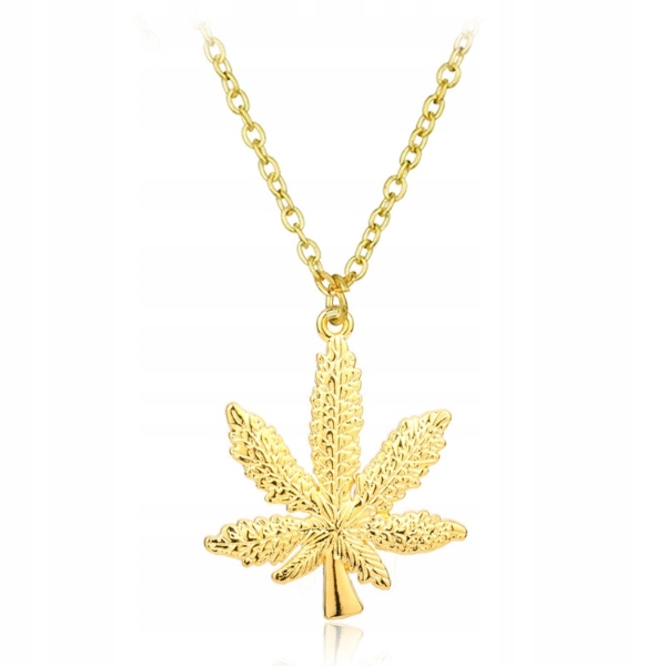 Naszyjnik Marihuany, Zioło Liść Hip Hop Punk