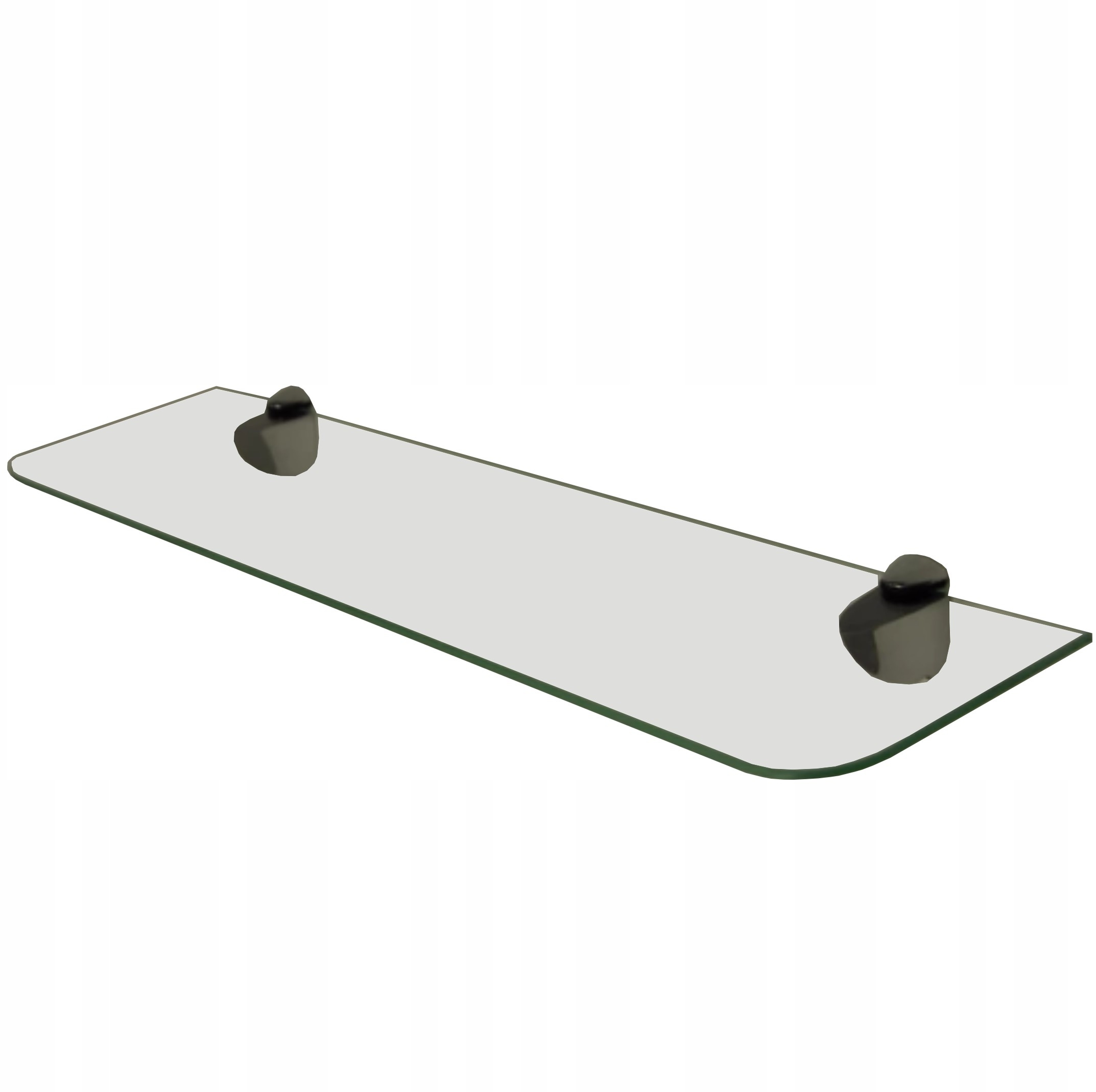 

60x12 Półka Szklana Półki Szklane Pod Lustro 3 kol