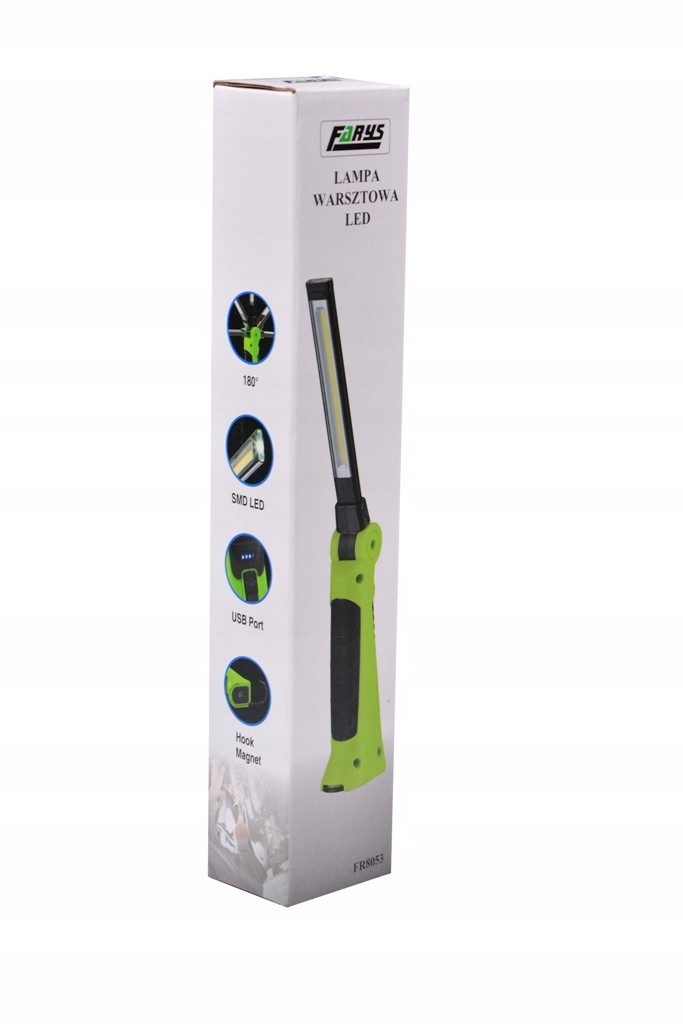 LATARKA WARSZTATOWA LED LAMPA INSPEKCYJNA Farys Kształt Inny