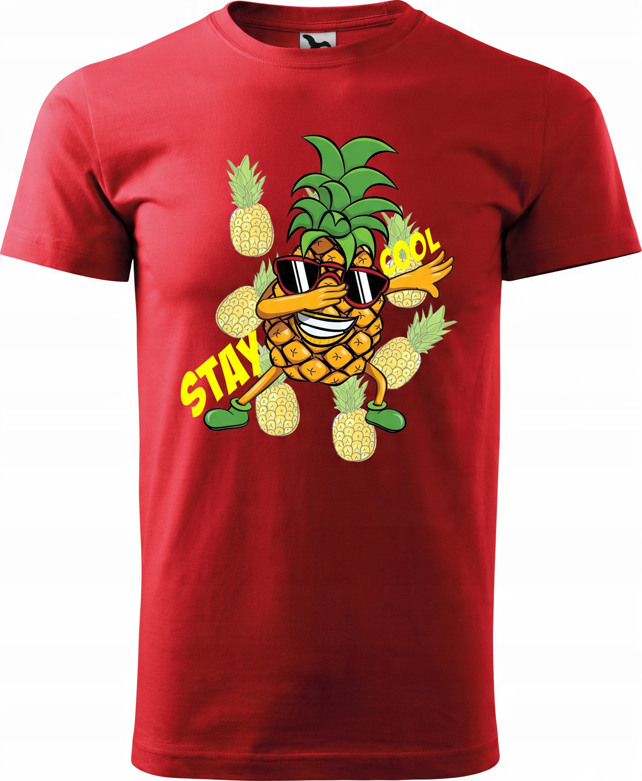 

Koszulka z nadrukiem Ananas męska czerwona XL v3