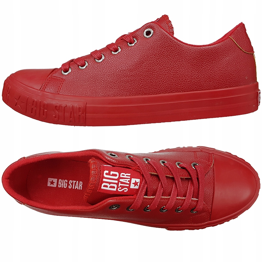 

Trampki damskie Big Star czerwone buty EE274250 36