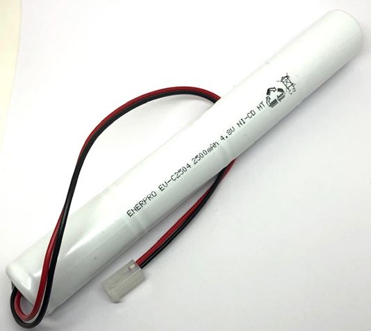 AKUMULATOR DO LAMP AWARYJNYCH 4,8V 2,5Ah NiCd