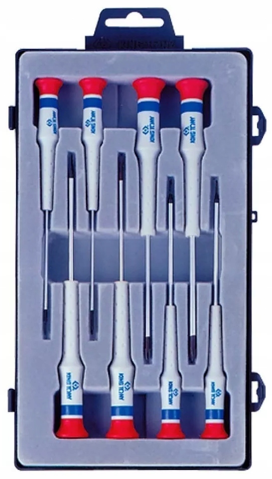 

Wkrętaki Precyzyjne Długie +- 8szt King Tony 32118