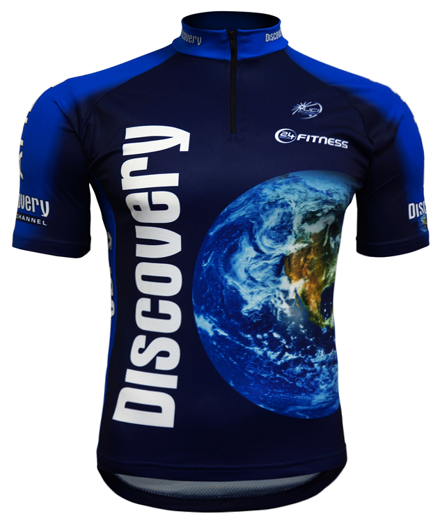 Koszulka Kolarska Discovery rozm L -Vika-Sport