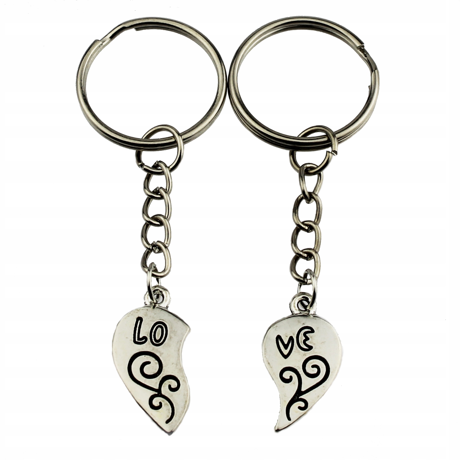 

Brelok Podwójny Miłość Zakochani Love Walentynki