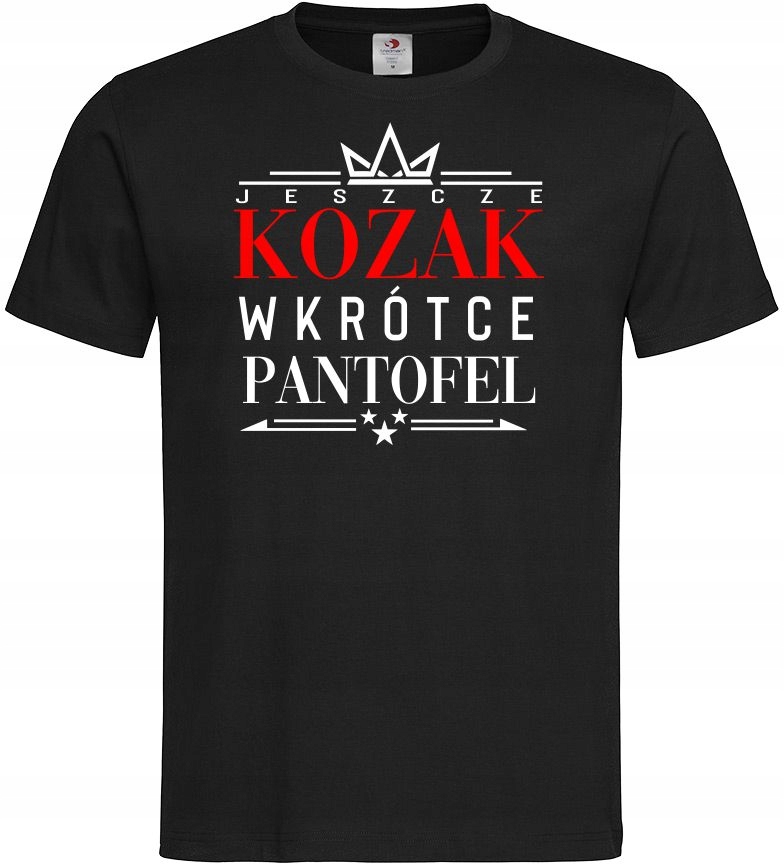 

Koszulka Pan Młody Jeszcze Kozak Wkrótce Pantofel