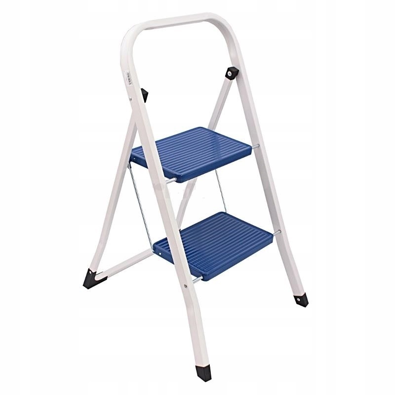 Žebřík 2 stupně kovový lakovaný 80/50 cm DR2M