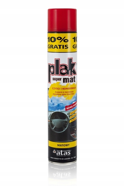 

Plak Matowy Truskawka 600ML -czyszczenie Plastików