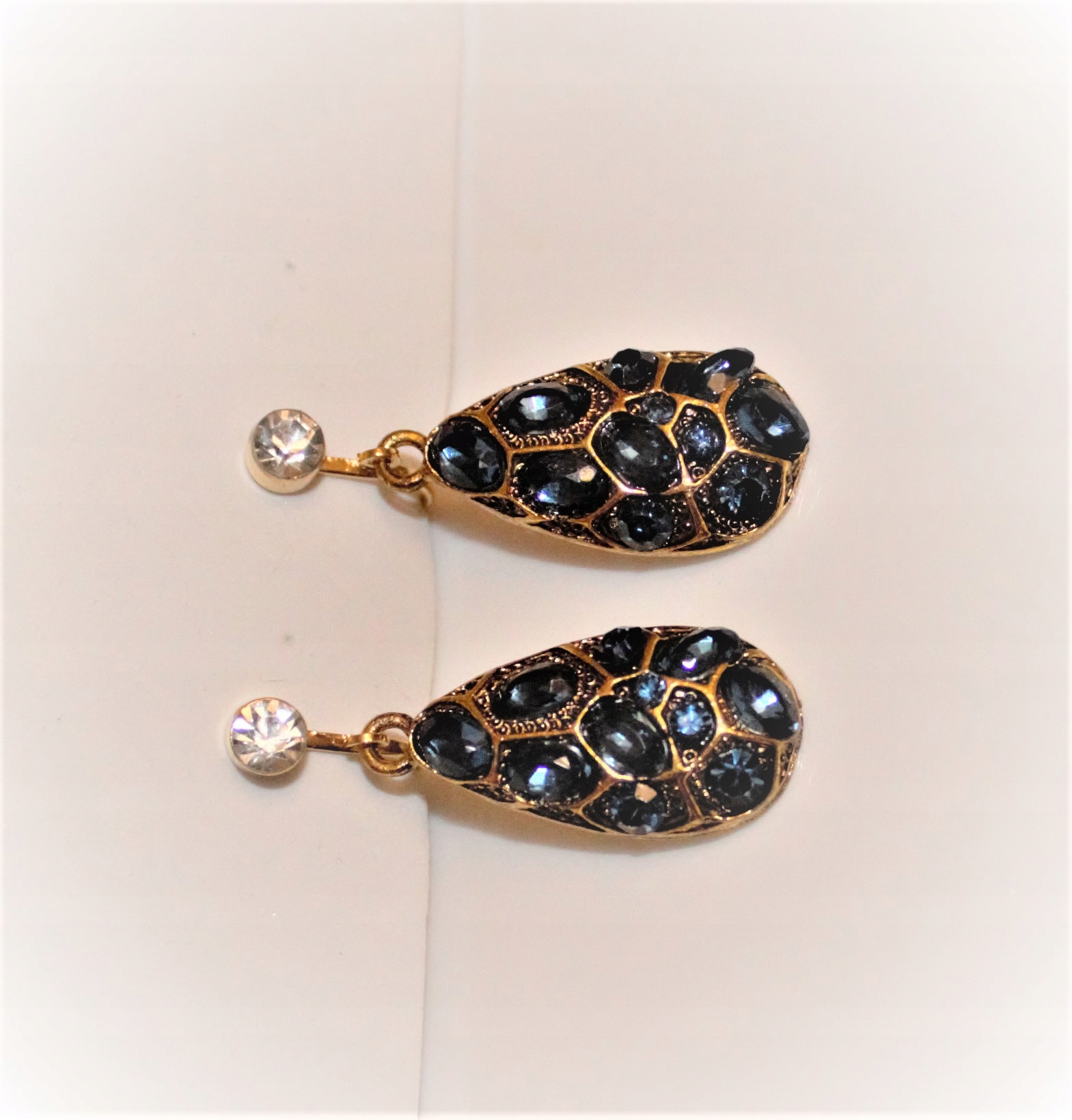 Klipsy nowość złote model 2020 wesele c81