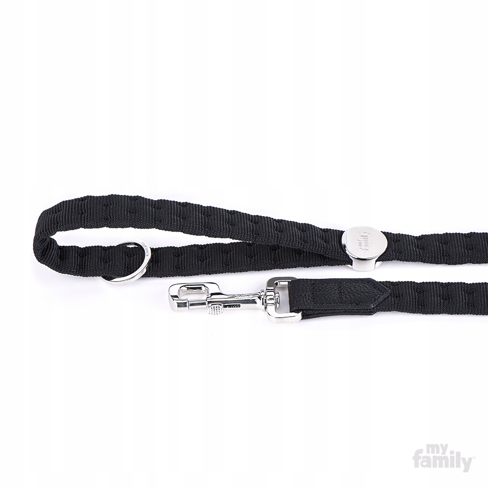 

MyFamily Milano Smycz Czarna Nylon S 110cm 5023