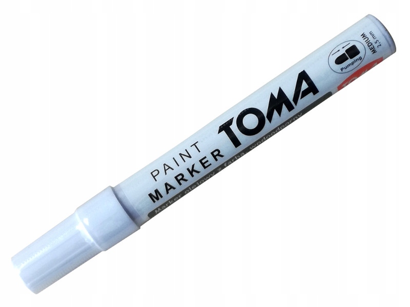 

Marker Olejowy Biały Mazak Pisak Olejny Toma TO440