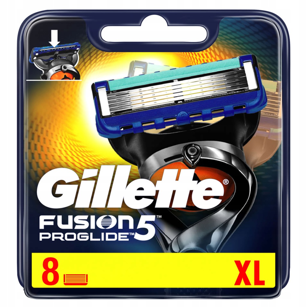 

Gillette Fusion Proglide Wkłady Ostrza Nożyki 8