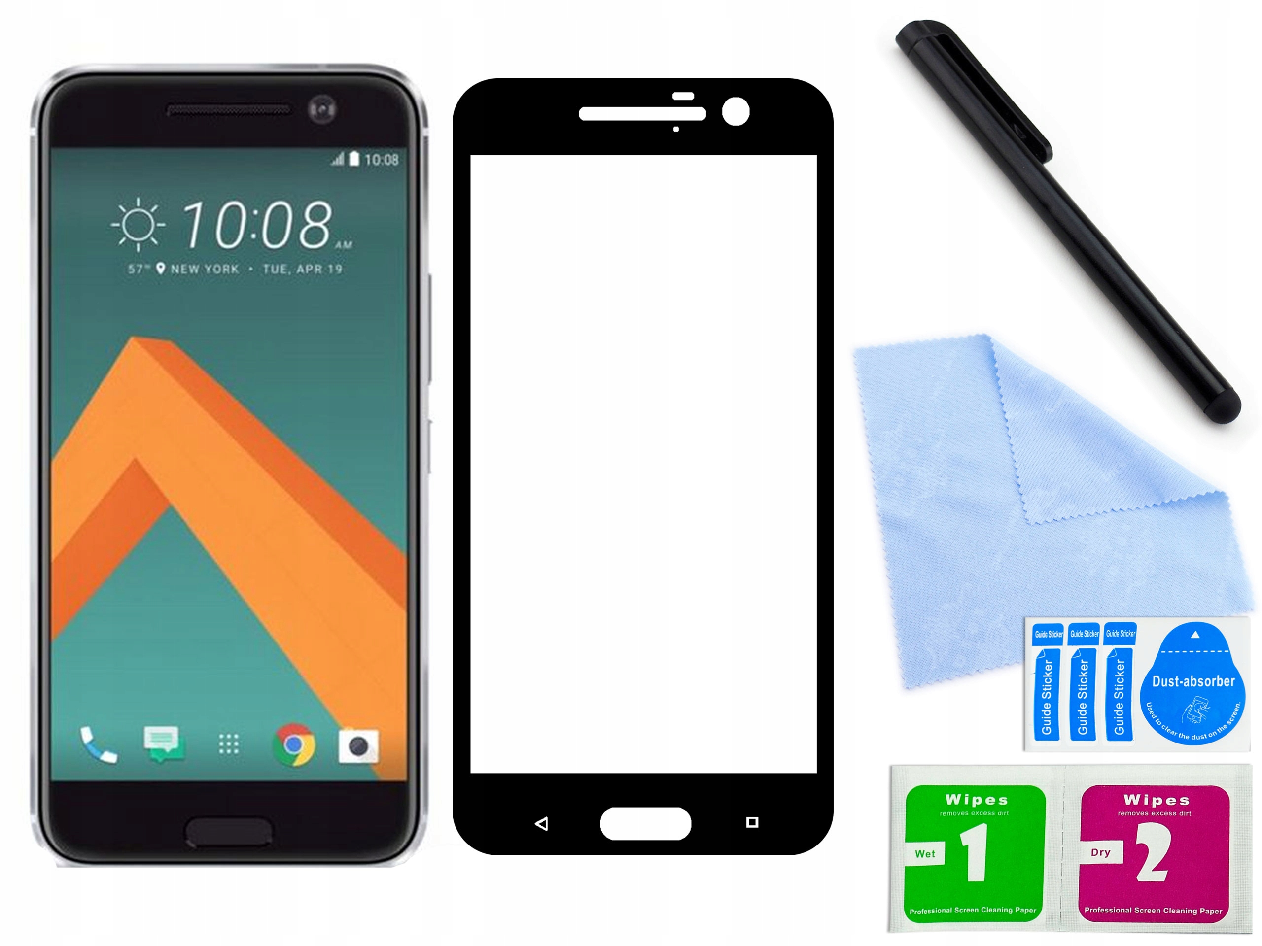 

Szkło 3D do telefonu Htc M10 Czarne