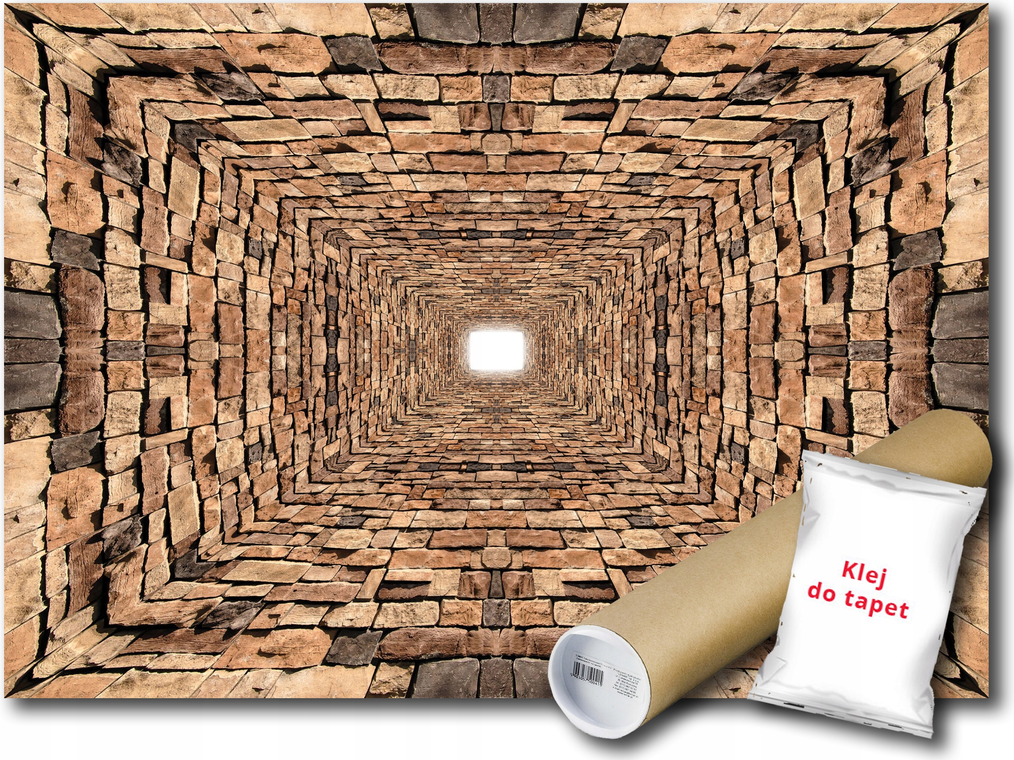 Fototapeta Tunel Komín 3D 10C V4 254x184 F2907