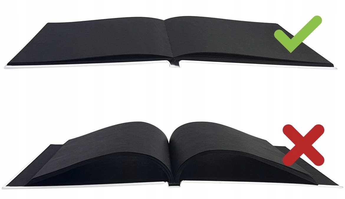 Księga Gości BAZA SOFT DIY Czarne Kartki Do Fotobudki I Otwierana Na Płasko Kod producenta Księga Gości BAZA SOFT DIY Czarne Kartki