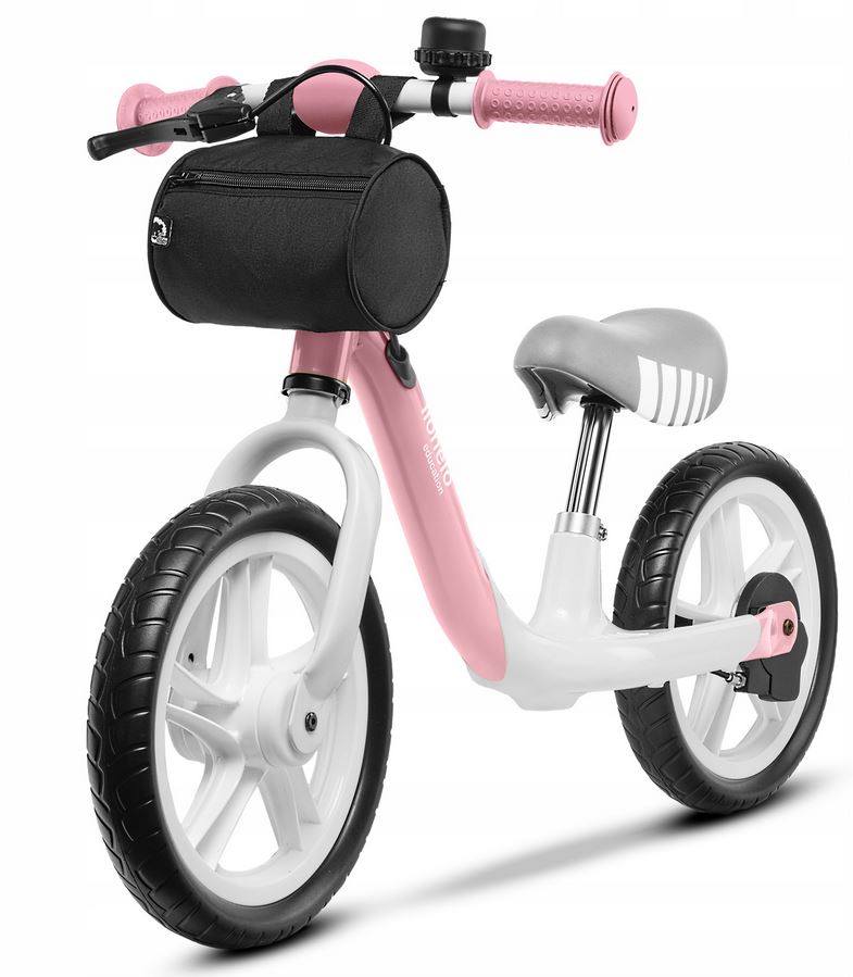 Rowerek Biegowy Hamulec Lionelo Arie Eva 12'' Cali Blokada Skręt Kierownica