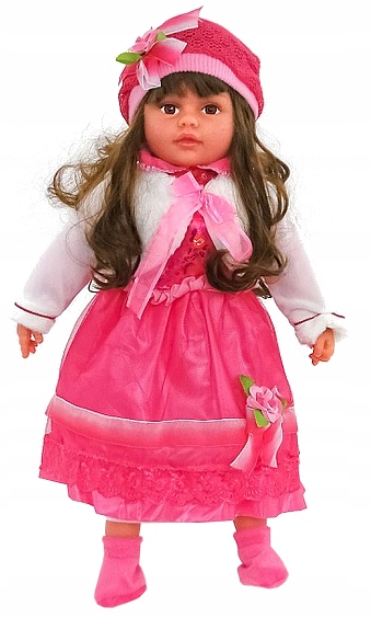 LALKA JAK ŻYWA mówi i śpiewa po polsku bobas 60cm Wiek dziecka 3 lata +