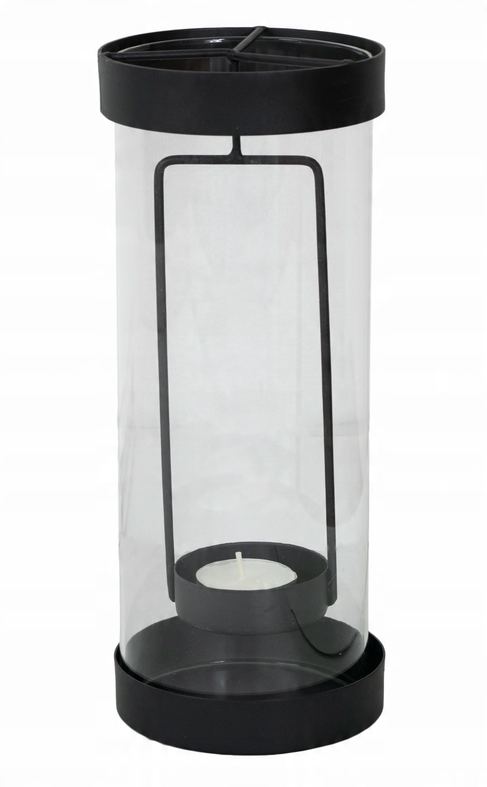 

Świecznik tealight Szklany Metalowy wys. 27cm